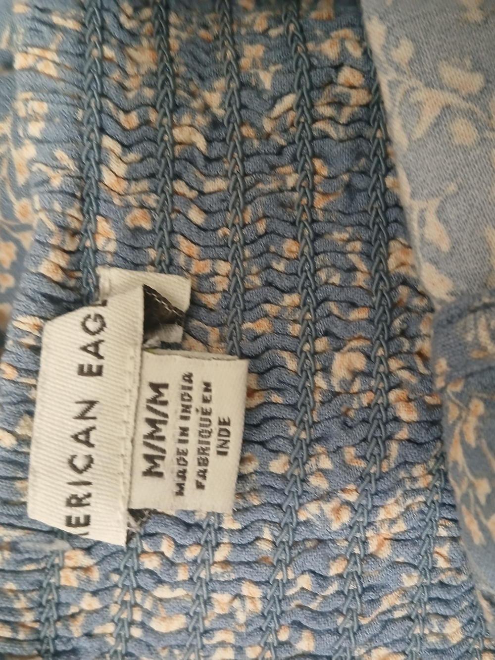 American Eagle Outfitters Blue Floral Ruffle Sundress - Picture 4 of 5